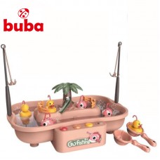 Buba Комплект за риболов Go Fishing Рибки, розов 