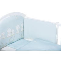 Bubaba Спален комплект от 6 части, Сини мечета Bubaba Спален комплект от 6 части, Сини мечета