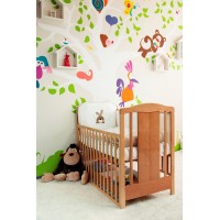 Bucko Baby Wooden Cot Lux Nature