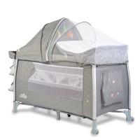 Cangaroo Travel cot ISleep grey