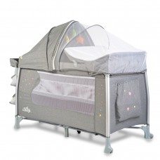 Cangaroo Travel cot ISleep grey