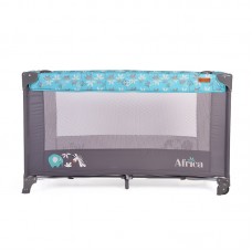 Cangaroo Travel cot Africa, turquoise