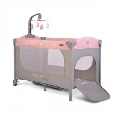 Cangaroo Travel cot Once upon a time 2, pink