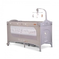 Cangaroo Travel cot Once upon a time 3, grey Cangaroo Travel cot Once upon a time 3, grey