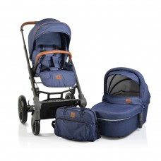 Cangaroo Комбинирана бебешка количка Icon 2 в 1 синя
