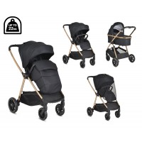 Cangaroo Baby stroller Hydra 2 in 1, black