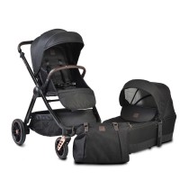 Cangaroo Комбинирана бебешка количка Macan 2 в 1 черна