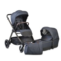Cangaroo Комбинирана бебешка количка Macan 2 в 1 деним