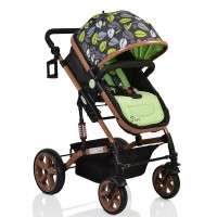 Cangaroo Комбинирана бебешка количка Pavo 2 в 1 зелена