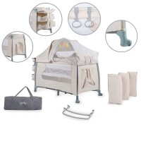 Cangaroo Travel cot ISleep beige