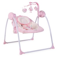 Cangaroo Бебешка люлка Baby Swing Plus розова
