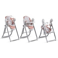 Cangaroo 2 in 1 Highchair and Swing Pudding, pink