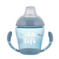 Canpol Non-spill Cup Soft Silicon Spout 230 ml Sea Life
