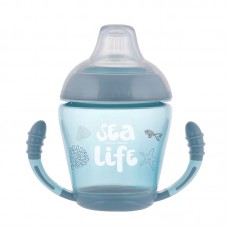 Canpol Non-spill Cup Soft Silicon Spout 230 ml Sea Life