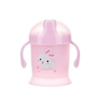 Canpol Non-spill Cup Firm 200ml Bunny and Company, pink
