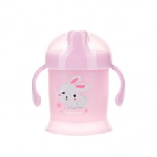 Canpol Non-spill Cup Firm 200ml Bunny and Company, pink
