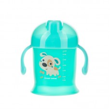 Canpol Non-spill Cup Firm 200ml Bunny and Company, turquoise
