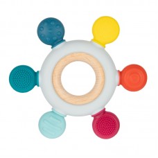 Canpol Wooden-Silicone Teether Rudder
