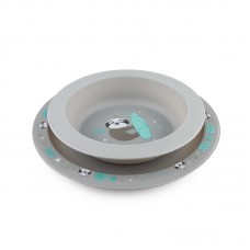 Canpol Комплект за хранене 2 части Exotic Animals, сив