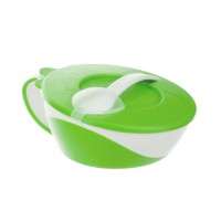 Canpol Bowl with a lid and a spoon