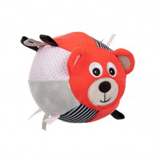 Canpol babies Soft Ball with bell Bear, coral