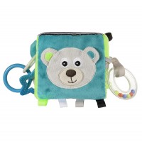 Canpol babies Soft Sensory Cube Bear, grey