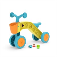 Chillafish Колело за яздене ItsiBitsi Blocks, жълто Chillafish Колело за яздене ItsiBitsi Blocks, жълто