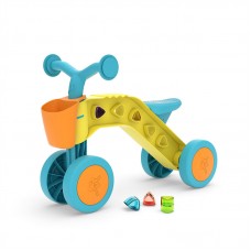 Chillafish Колело за яздене ItsiBitsi Blocks, жълто