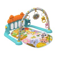 Chipolino Musical activity play mat Zoo party, blue