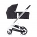 Chipolino Baby stroller 3 in 1 Electra black/white frame