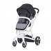 Chipolino Baby stroller 3 in 1 Electra black/white frame