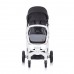Chipolino Baby stroller 3 in 1 Electra black/white frame