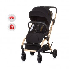 Chipolino Baby stroller with seat rotation Twister, ebony