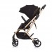 Chipolino Baby stroller with seat rotation Twister, ebony