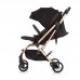 Chipolino Baby stroller with seat rotation Twister, ebony