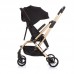 Chipolino Baby stroller with seat rotation Twister, ebony
