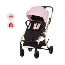 Chipolino Baby stroller with seat rotation Twister, rose water
