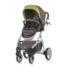 Chipolino Бебешка комбинирана количка Up & Down, Трюфел