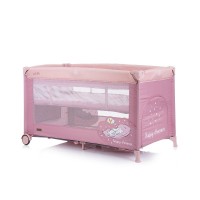 Chipolino Foldable travel cot Ariel, rose water