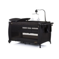 Chipolino Бебешка сгъваема кошара Бела, абанос Chipolino Бебешка сгъваема кошара Бела, абанос