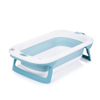 Chipolino Folding bathtub Coral with thermometer, blue Chipolino Folding bathtub Coral with thermometer, blue