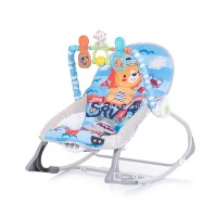 Chipolino Музикален бебешки шезлонг Baby Spa, син