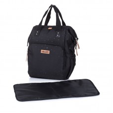Chipolino Backpack/diaper bag, black