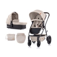 Chipolino Baby Stroller Avia 2 in 1 mocca linen