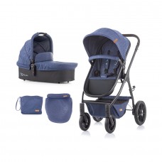 Chipolino Baby Stroller Avia 2 in 1 blue linen
