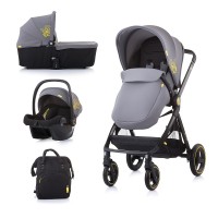Chipolino Baby Stroller Elit 3 in 1, asphalt