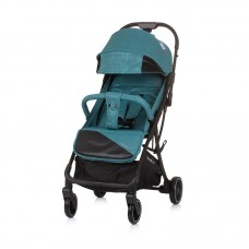Chipolino Бебешка количка с автоматично сгъване Kiss, синьо-зелена