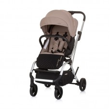 Chipolino Baby stroller with seat rotation Twister, macadamia