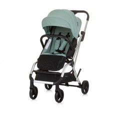 Chipolino Бебешка количка Twister с въртяща се седалка, пастелно зелена