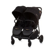 Chipolino Бебешка количка за две деца Топ Старс, обсидиан